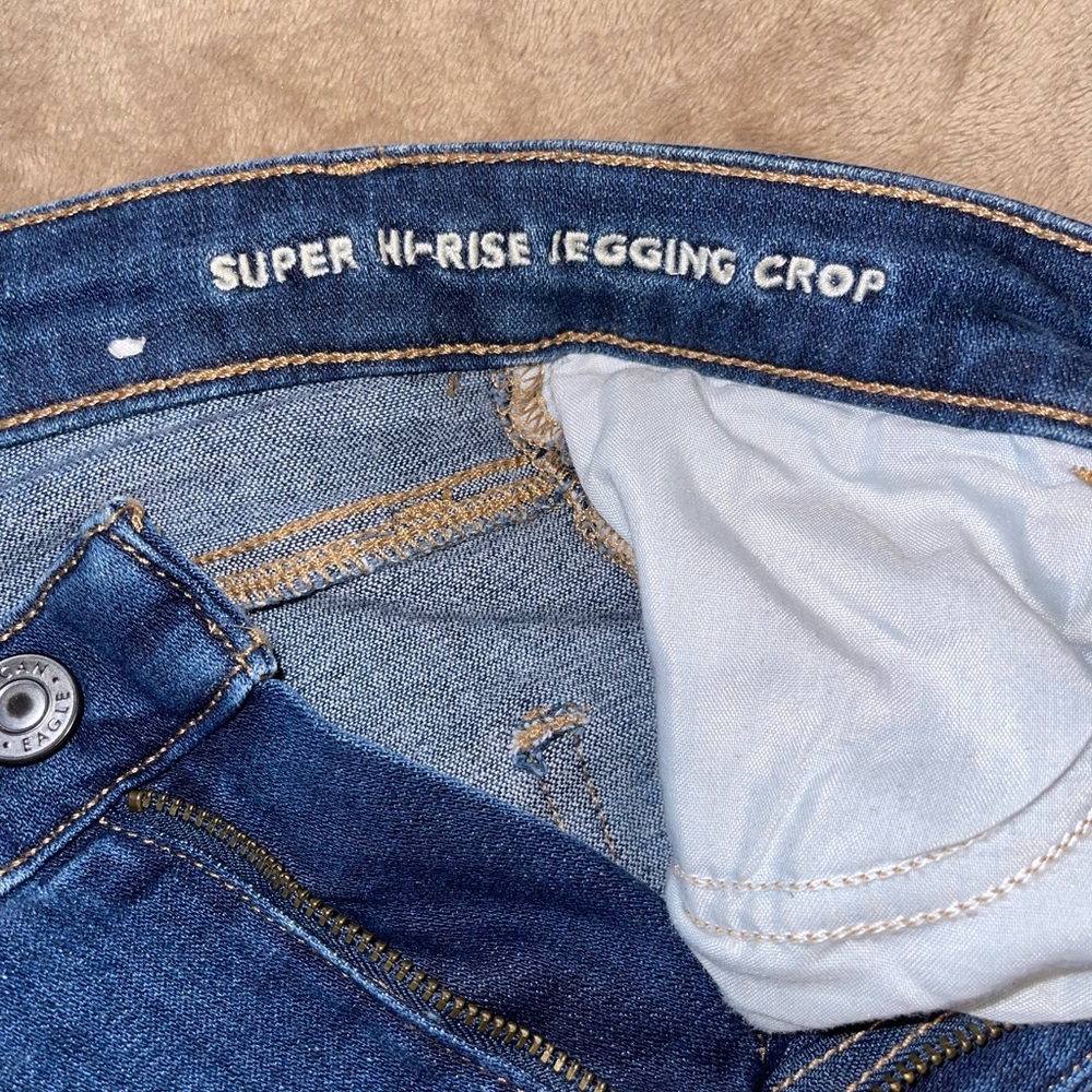 American Eagle Super High-Rise Cropped Jeggings
